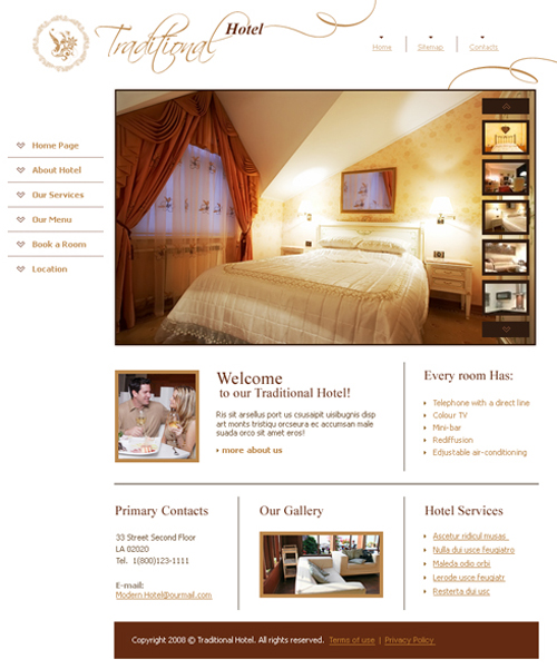 Website laten maken met Hotel en Reizen 188 webdesign